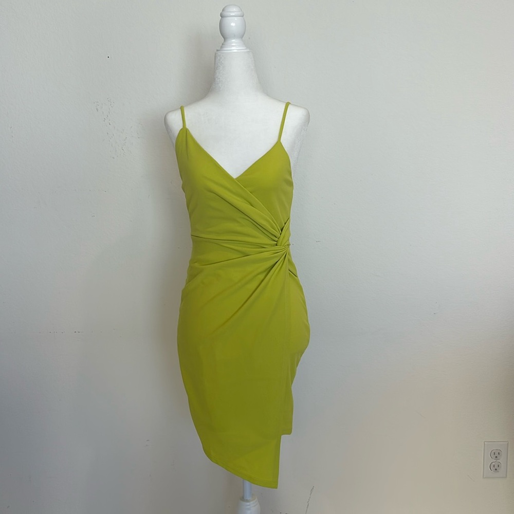 Lime green, size S, party dress, Fashion Nova, new with tag